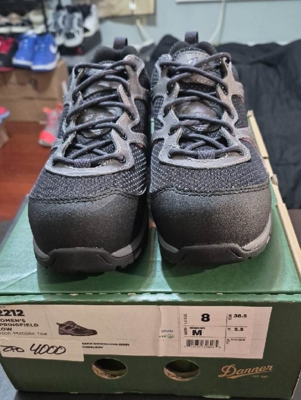 Danner Women's Springfield Low 3" Gray/Purple ESD Composite Toe (NMT) W8 NEW - Picture 4 of 12